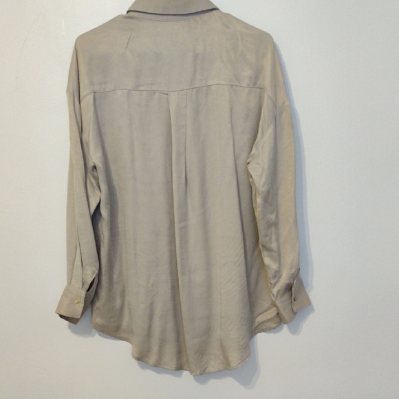 ZARA. Women's Beige Shirt - Picture 2 of 10
